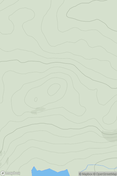 Thumbnail image for Creag na h-Iolaire [Pitlochry to Braemar & Blairgowrie] showing contour plot for surrounding peak